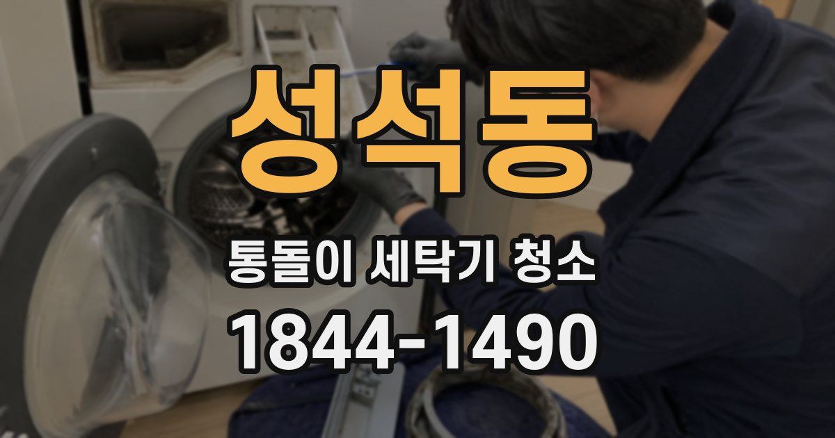 성석동 통돌이 세탁기 청소