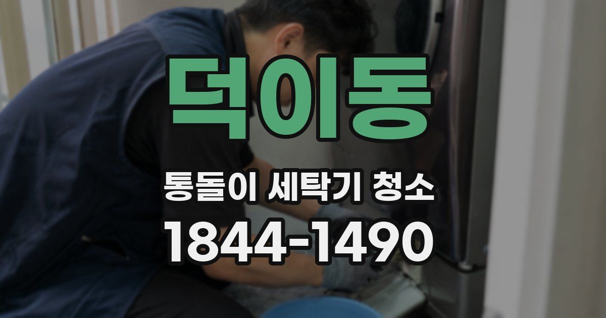 덕이동 통돌이 세탁기 청소