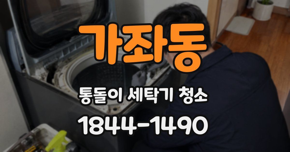 가좌동 통돌이 세탁기 청소