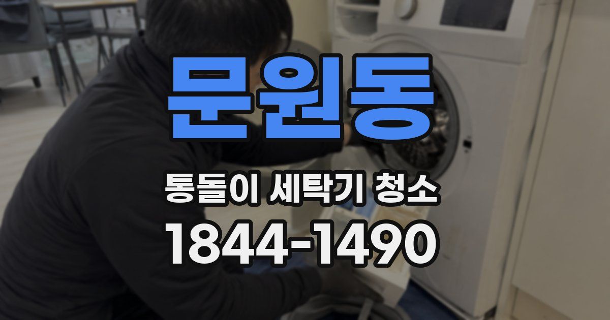 문원동 통돌이 세탁기 청소