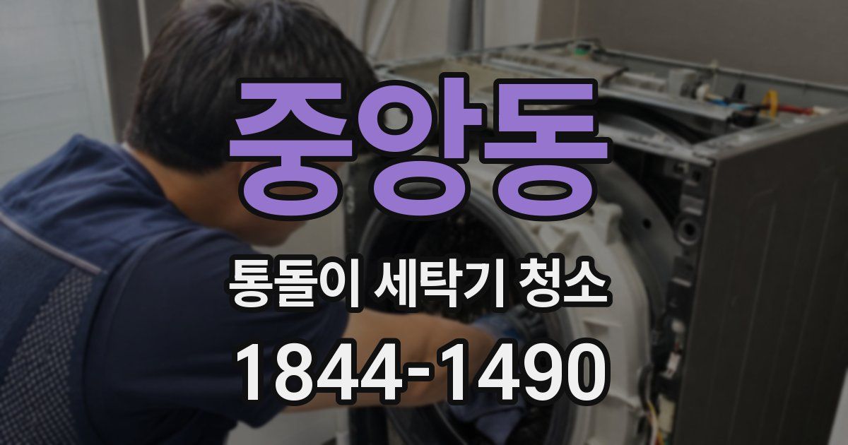 중앙동 통돌이 세탁기 청소