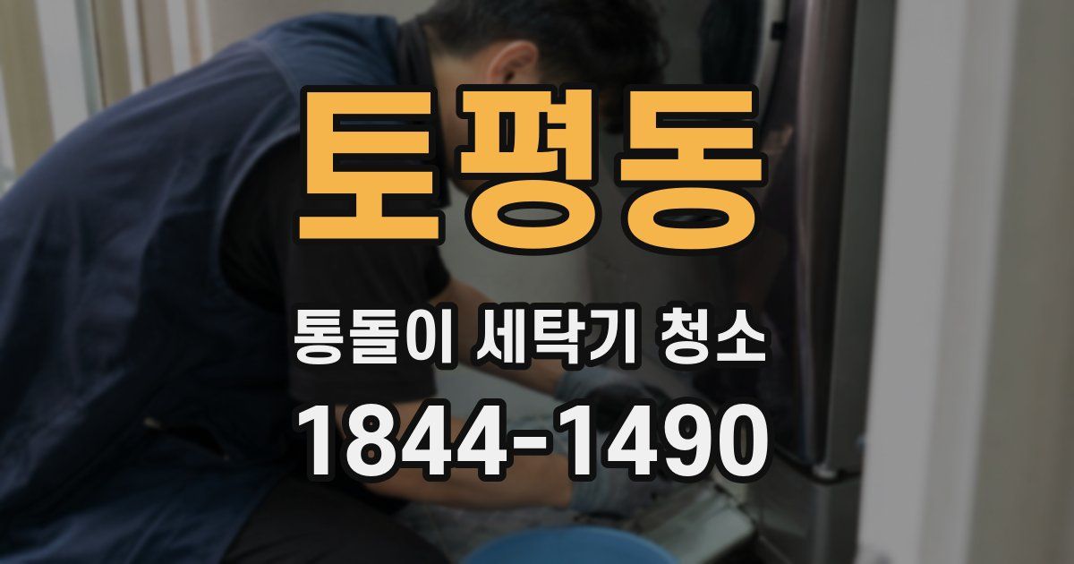 토평동 통돌이 세탁기 청소