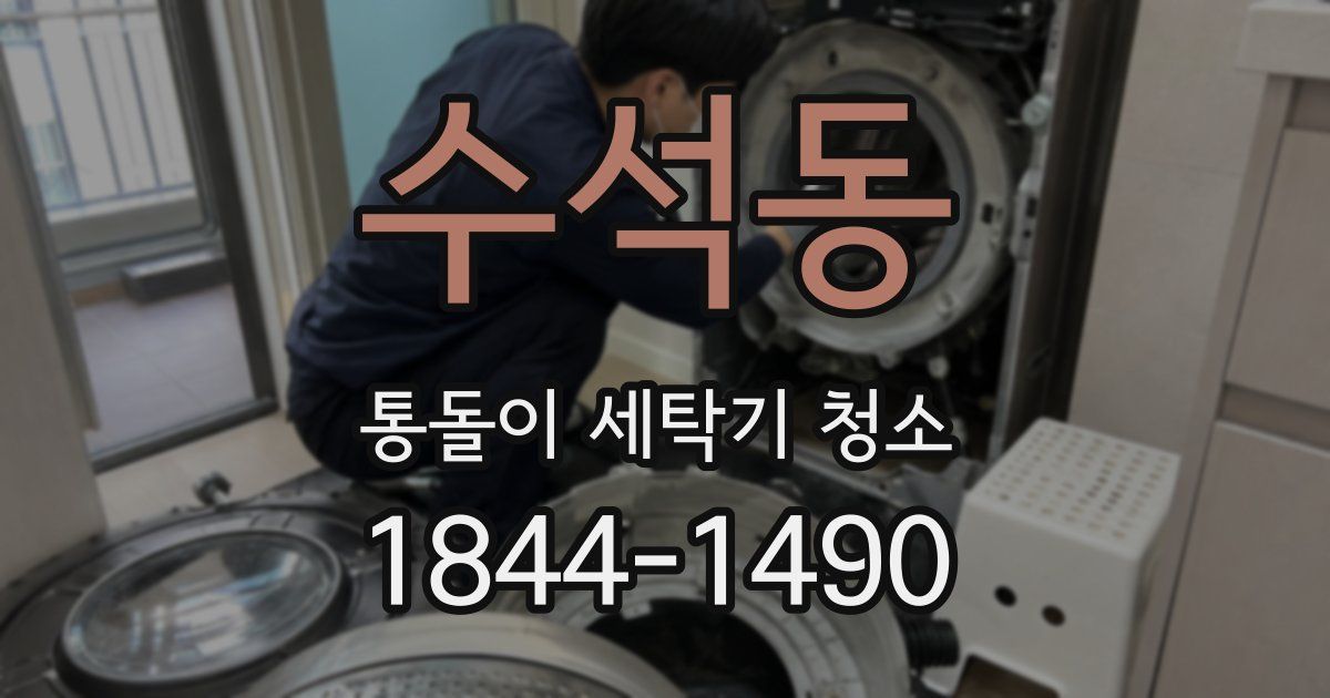수석동 통돌이 세탁기 청소