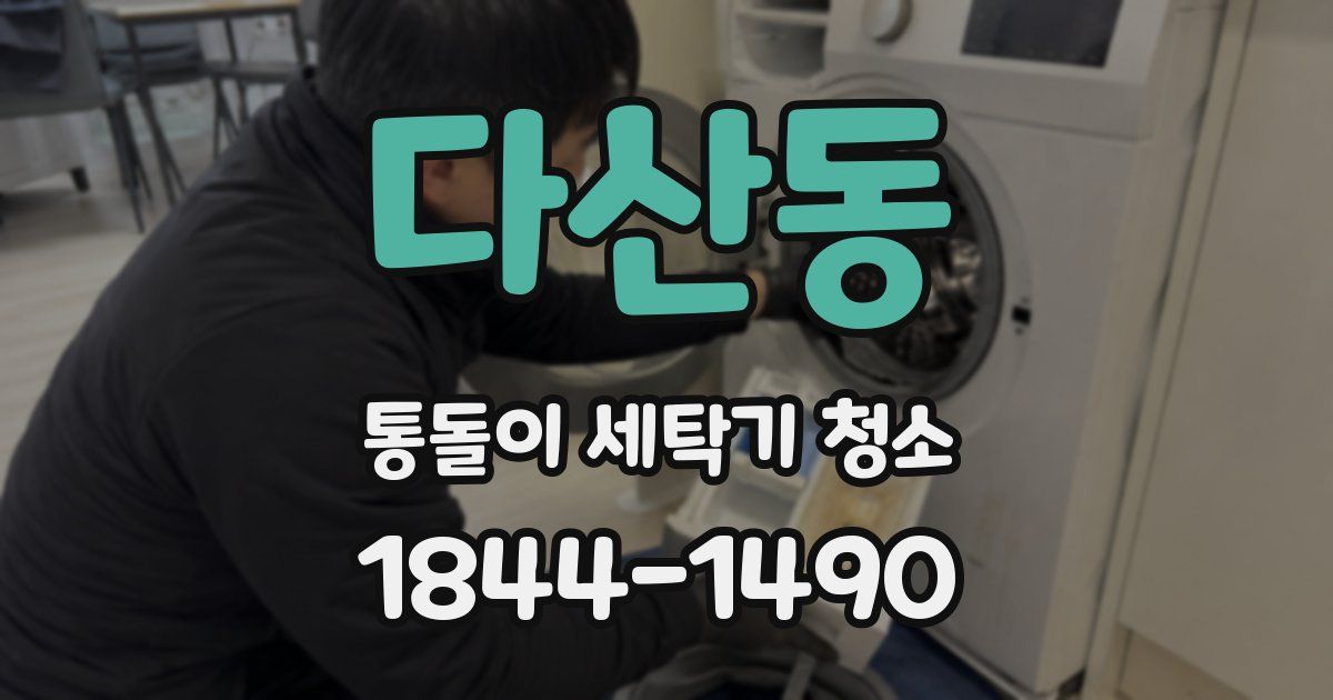 다산동 통돌이 세탁기 청소