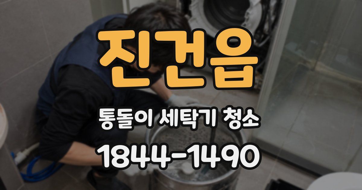 진건읍 통돌이 세탁기 청소