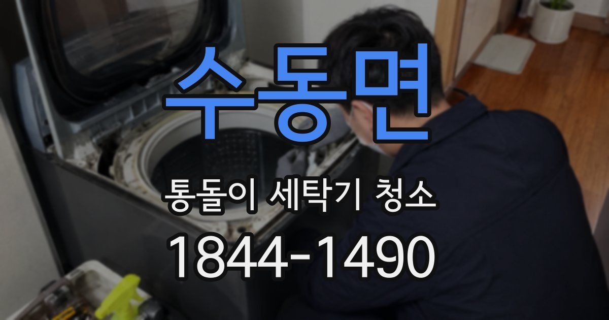 수동면 통돌이 세탁기 청소