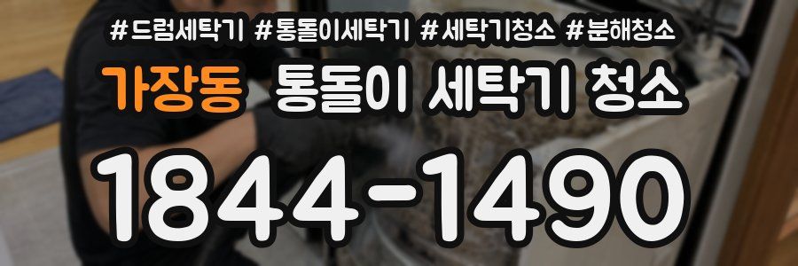 가장동 통돌이 세탁기 청소