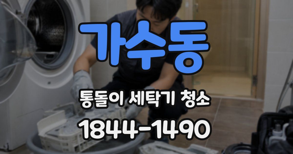 가수동 통돌이 세탁기 청소