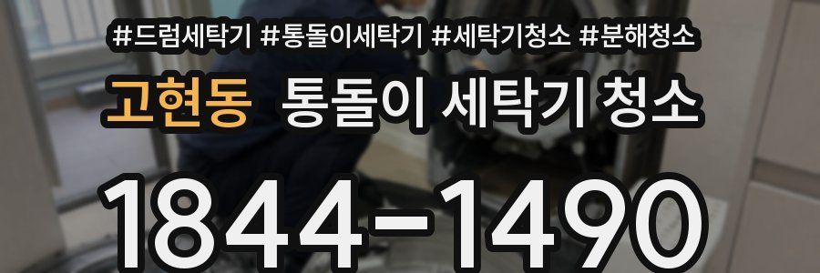 고현동 통돌이 세탁기 청소