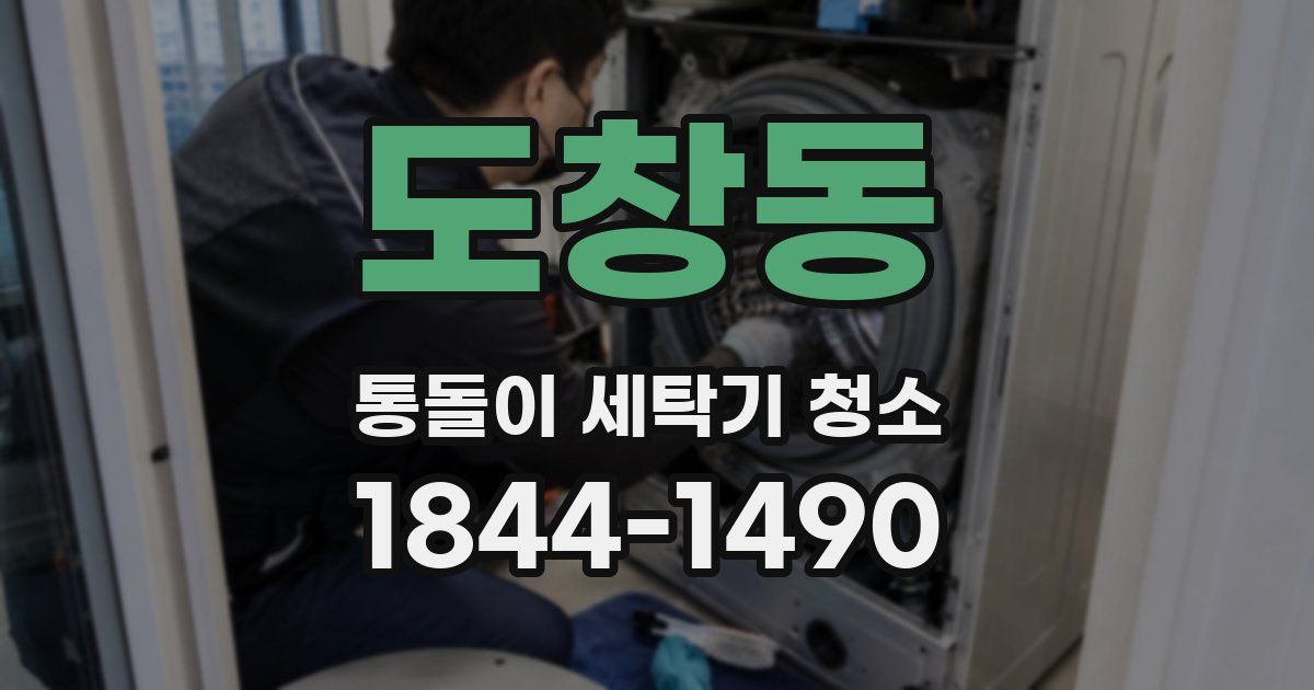도창동 통돌이 세탁기 청소