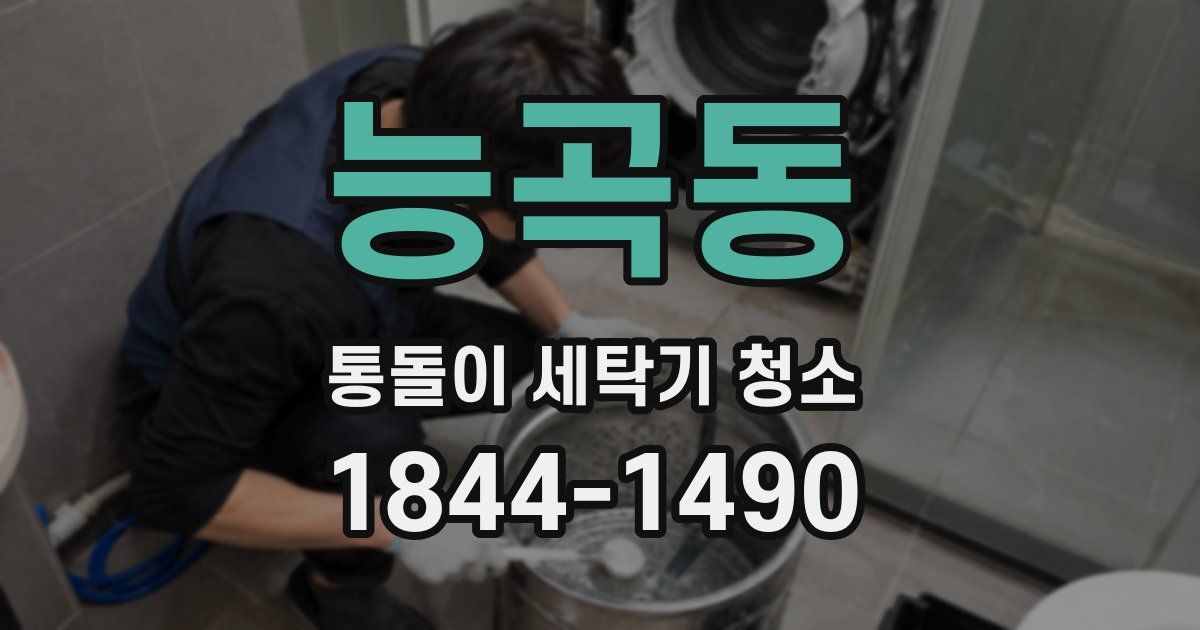 능곡동 통돌이 세탁기 청소