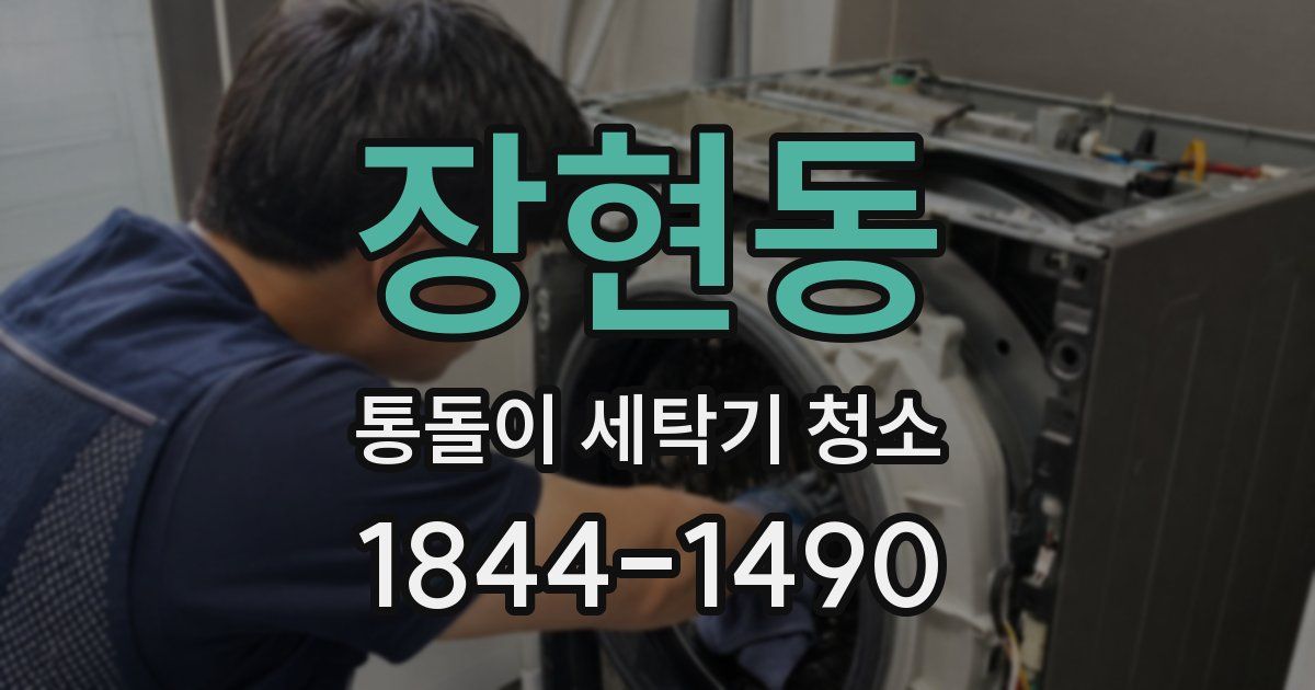 장현동 통돌이 세탁기 청소