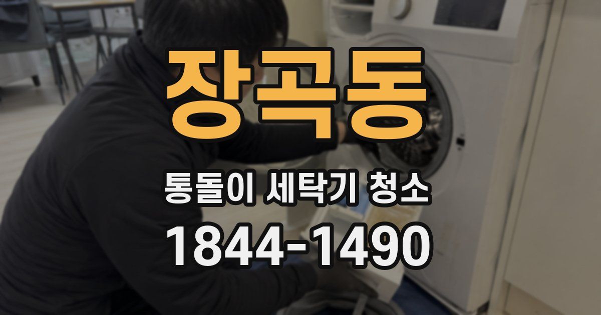 장곡동 통돌이 세탁기 청소