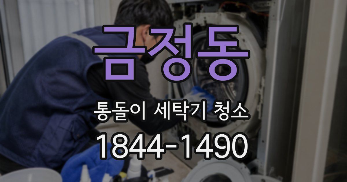 금정동 통돌이 세탁기 청소