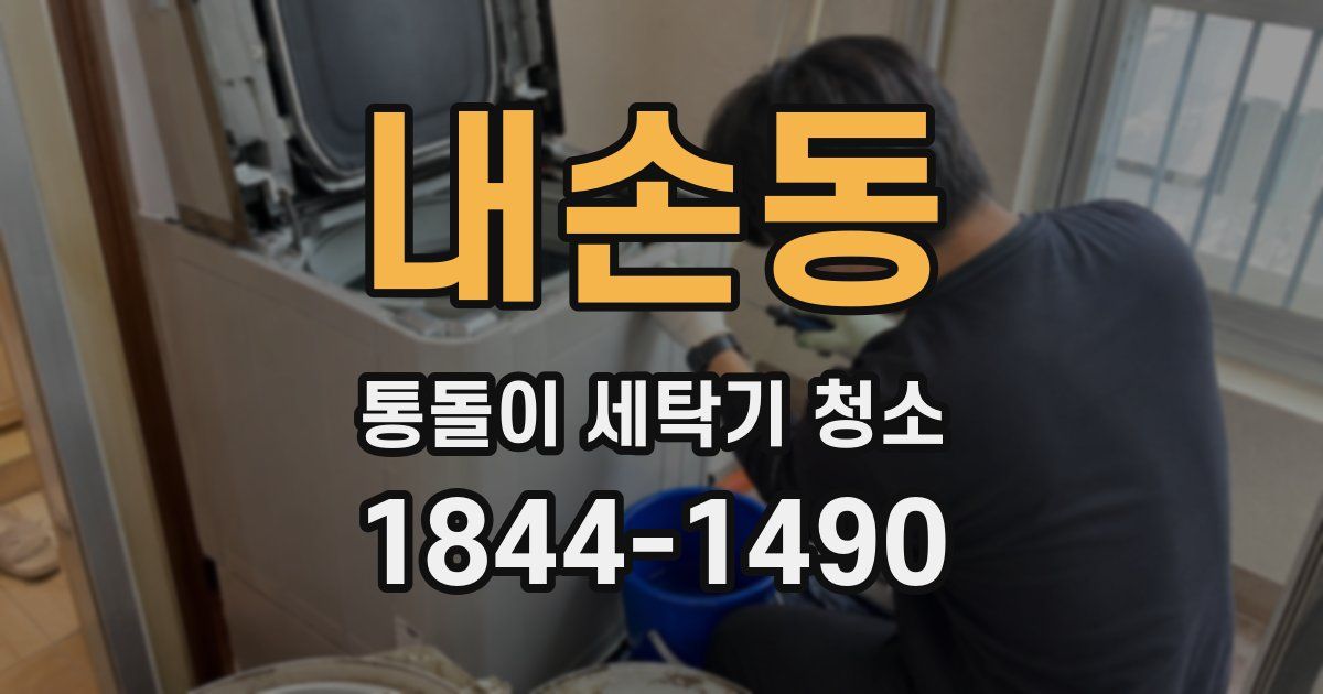 내손동 통돌이 세탁기 청소