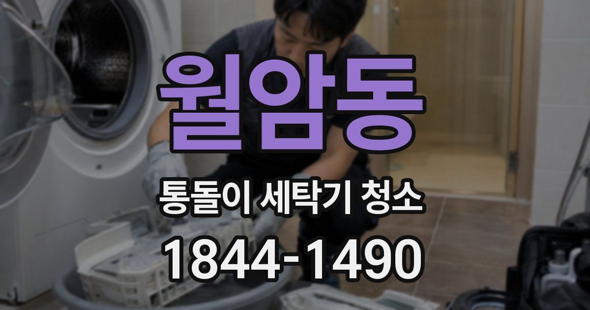 월암동 통돌이 세탁기 청소