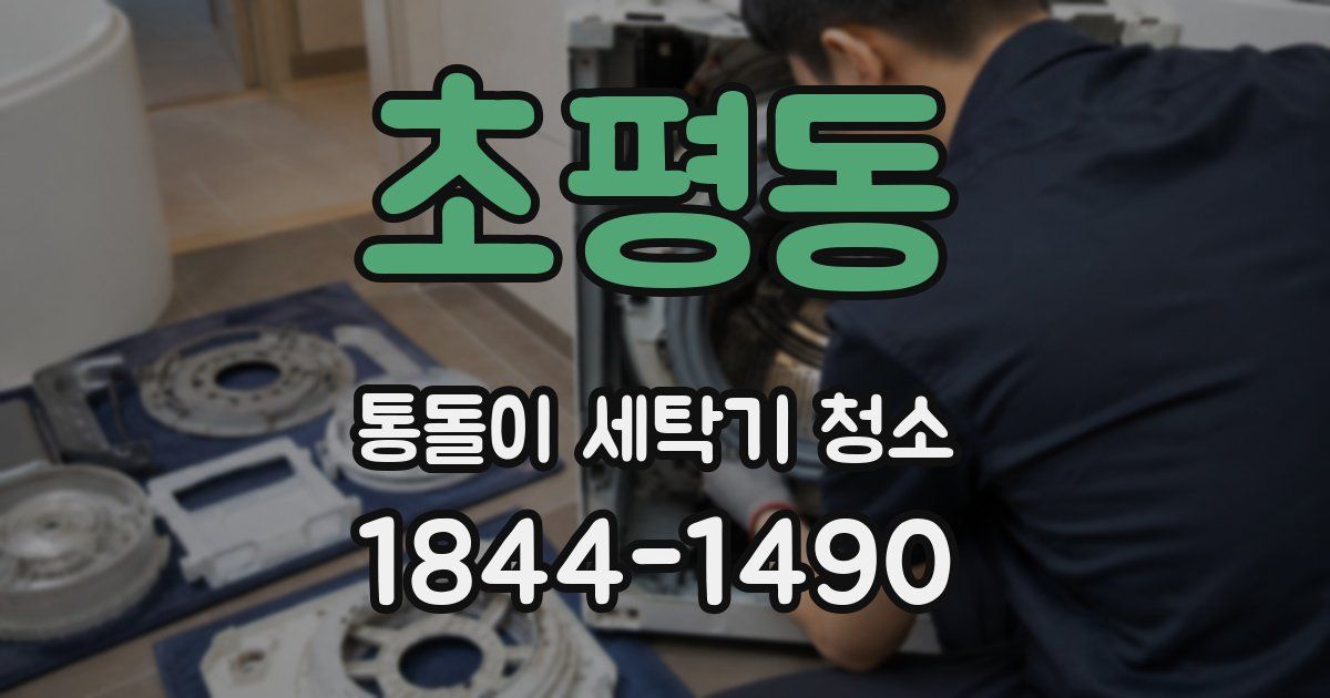 초평동 통돌이 세탁기 청소