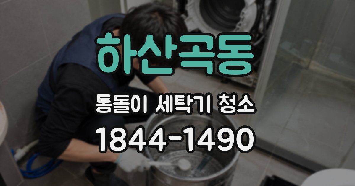 하산곡동 통돌이 세탁기 청소
