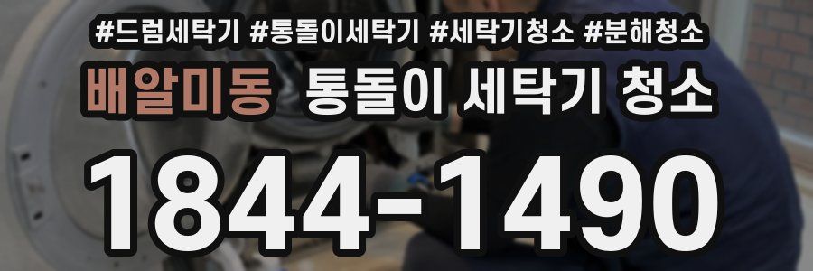 배알미동 통돌이 세탁기 청소