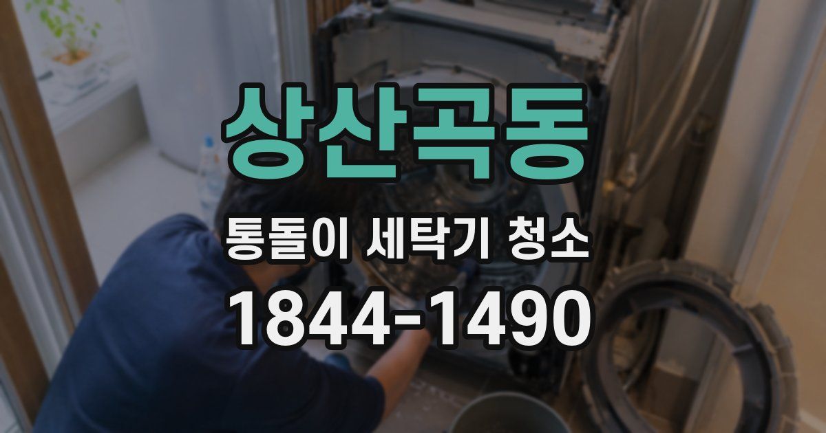 상산곡동 통돌이 세탁기 청소