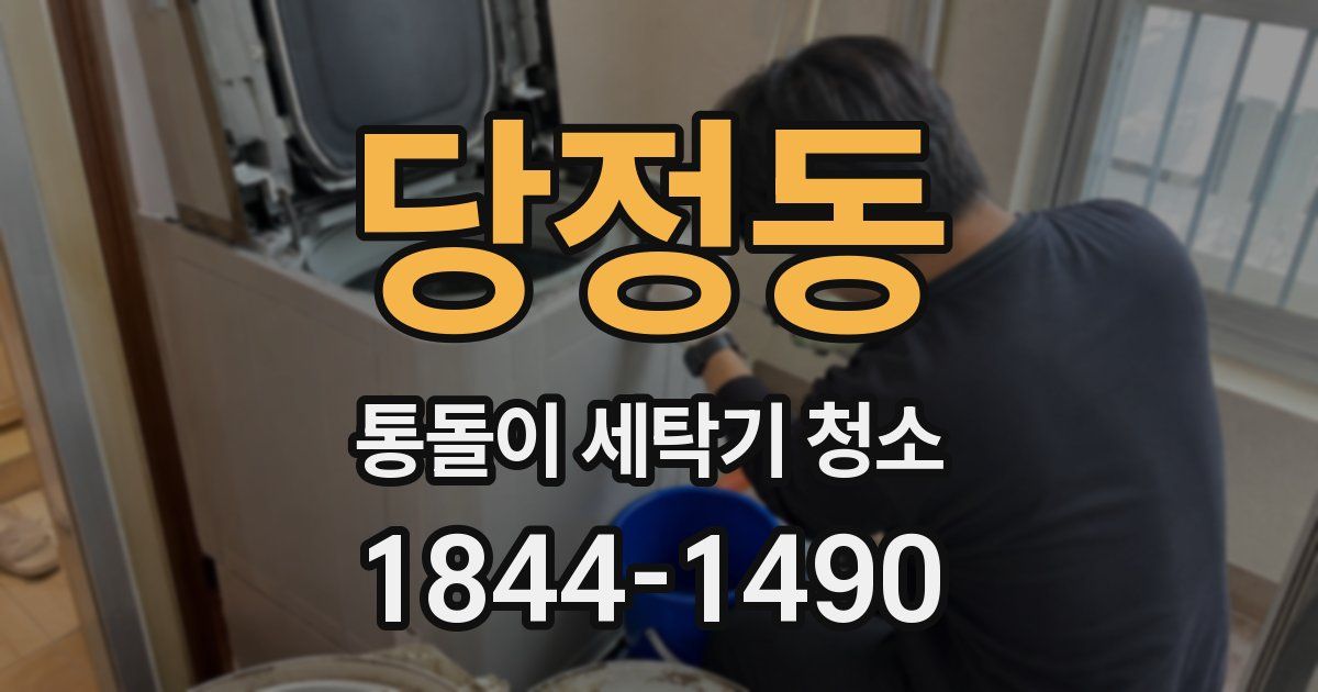 당정동 통돌이 세탁기 청소