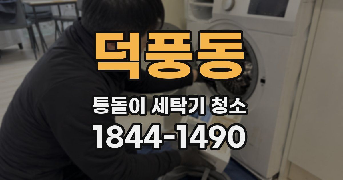 덕풍동 통돌이 세탁기 청소