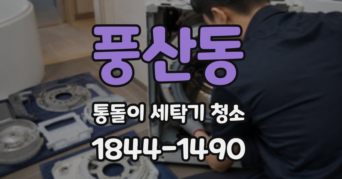 풍산동 통돌이 세탁기 청소