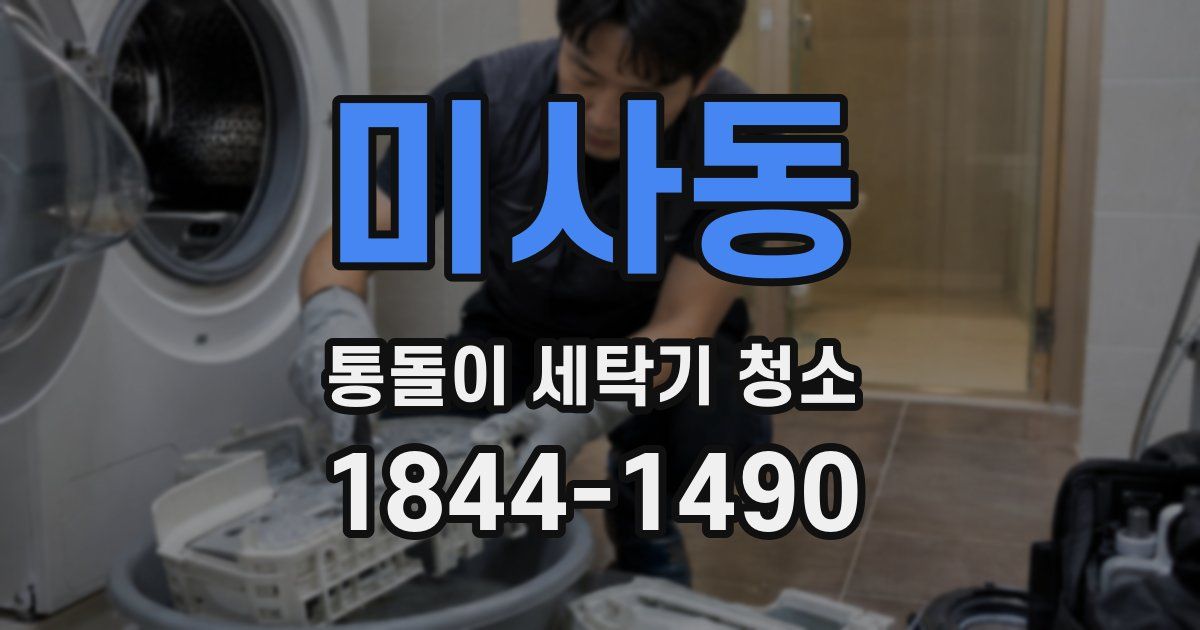 미사동 통돌이 세탁기 청소