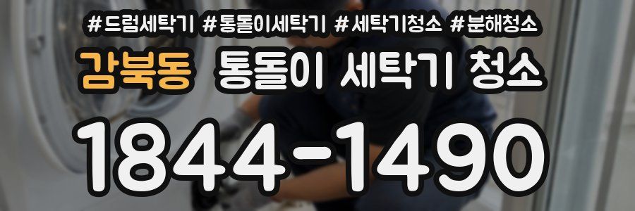 감북동 통돌이 세탁기 청소