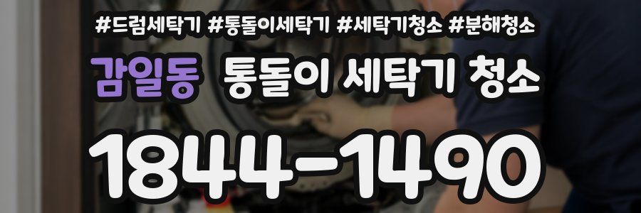 감일동 통돌이 세탁기 청소