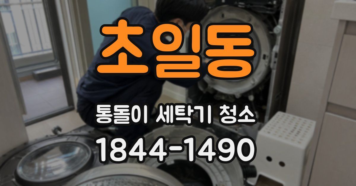 초일동 통돌이 세탁기 청소
