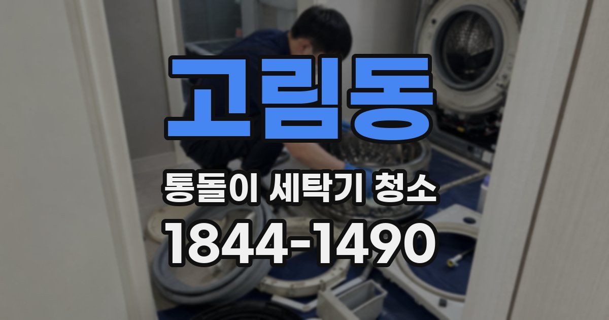 고림동 통돌이 세탁기 청소