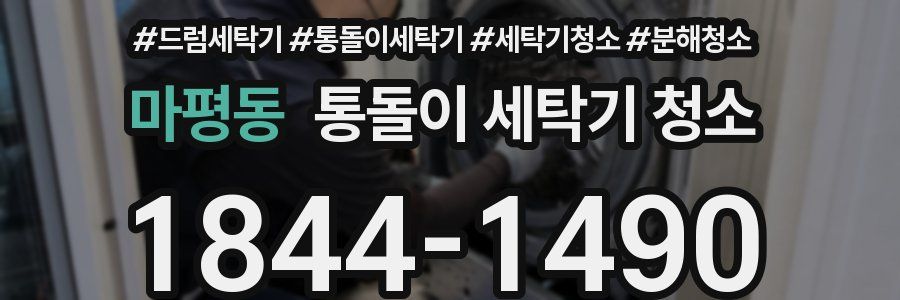 마평동 통돌이 세탁기 청소