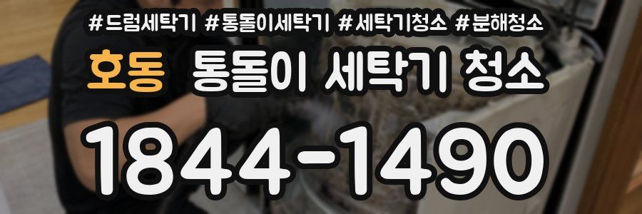 호동 통돌이 세탁기 청소
