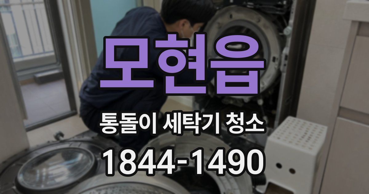 모현읍 통돌이 세탁기 청소