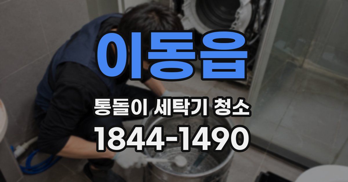 이동읍 통돌이 세탁기 청소