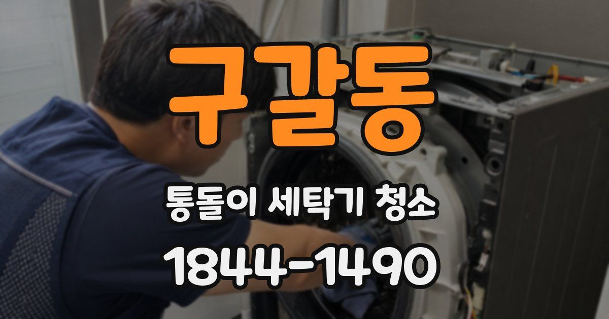 구갈동 통돌이 세탁기 청소
