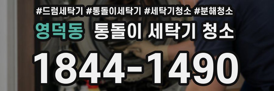영덕동 통돌이 세탁기 청소