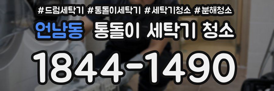 언남동 통돌이 세탁기 청소