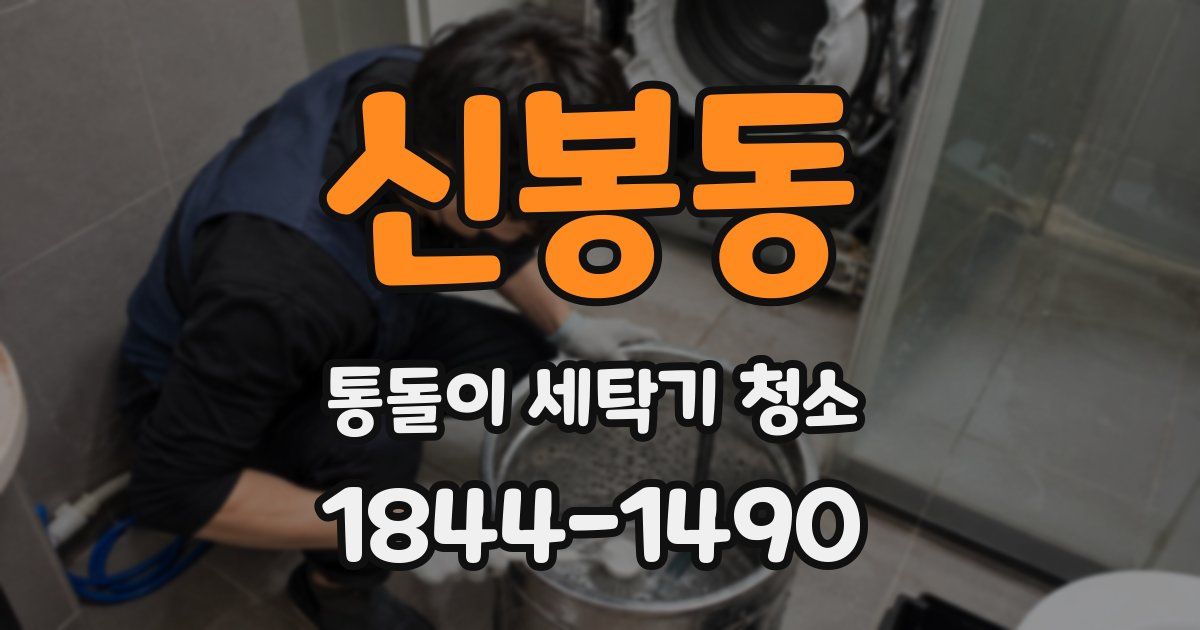 신봉동 통돌이 세탁기 청소