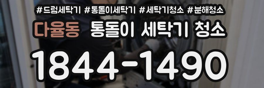 다율동 통돌이 세탁기 청소