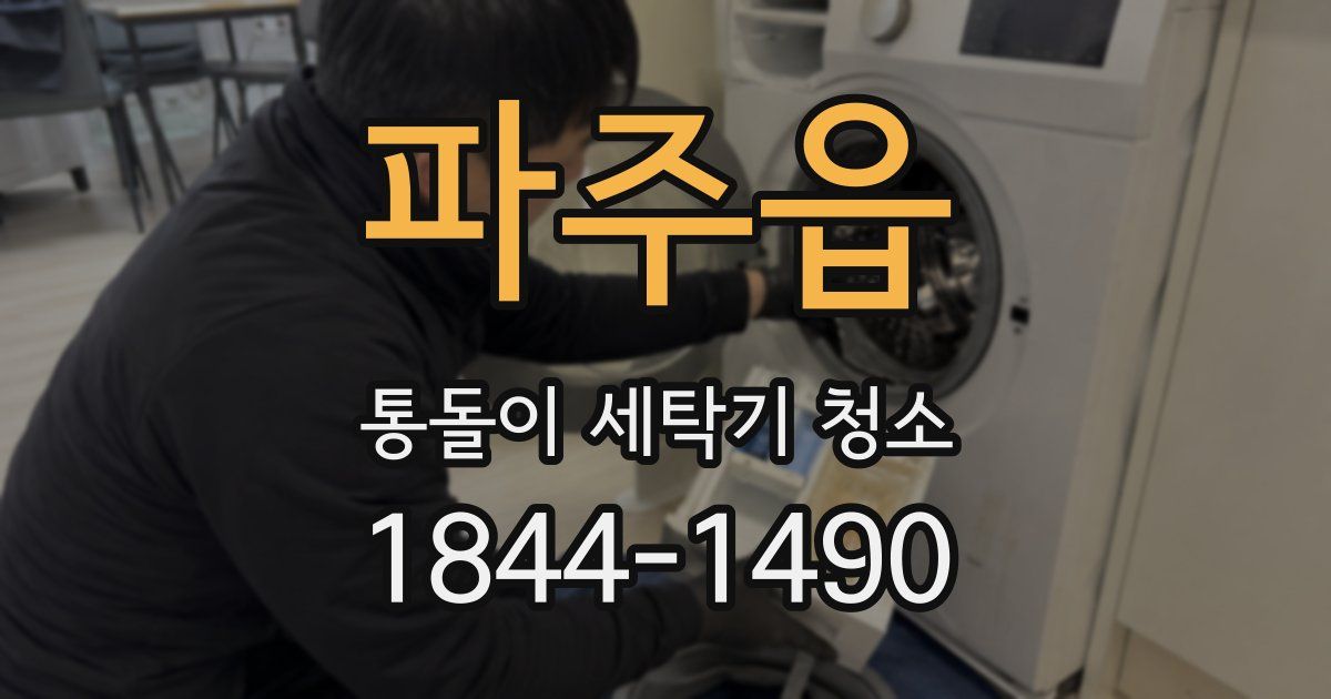 파주읍 통돌이 세탁기 청소