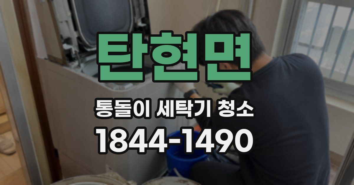 탄현면 통돌이 세탁기 청소