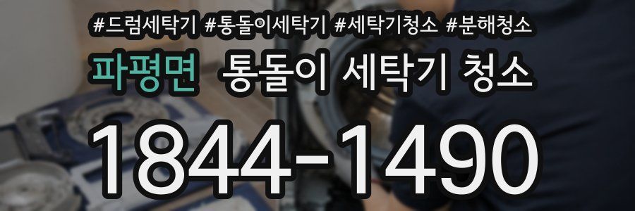 파평면 통돌이 세탁기 청소