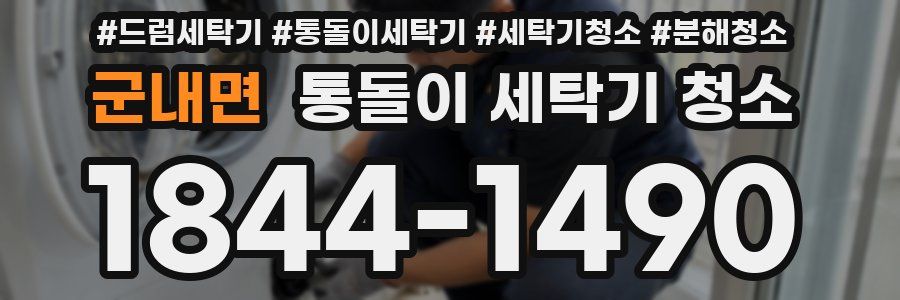 군내면 통돌이 세탁기 청소