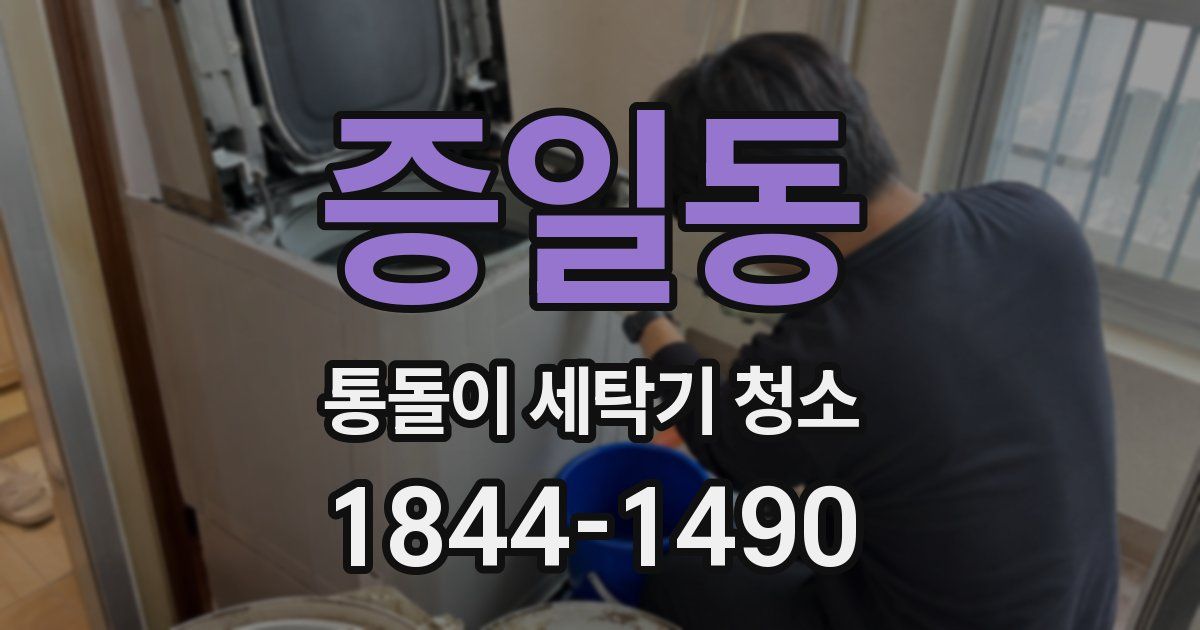 증일동 통돌이 세탁기 청소