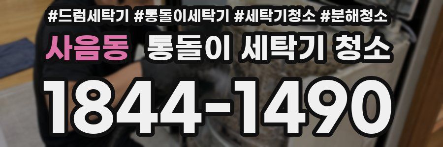 사음동 통돌이 세탁기 청소