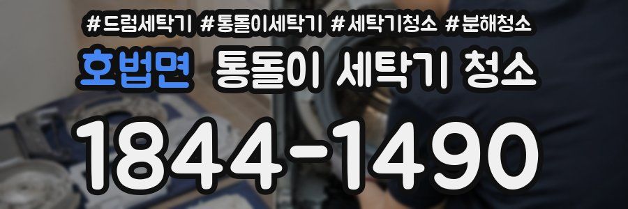 호법면 통돌이 세탁기 청소