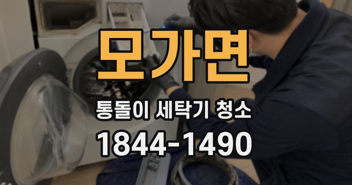 모가면 통돌이 세탁기 청소