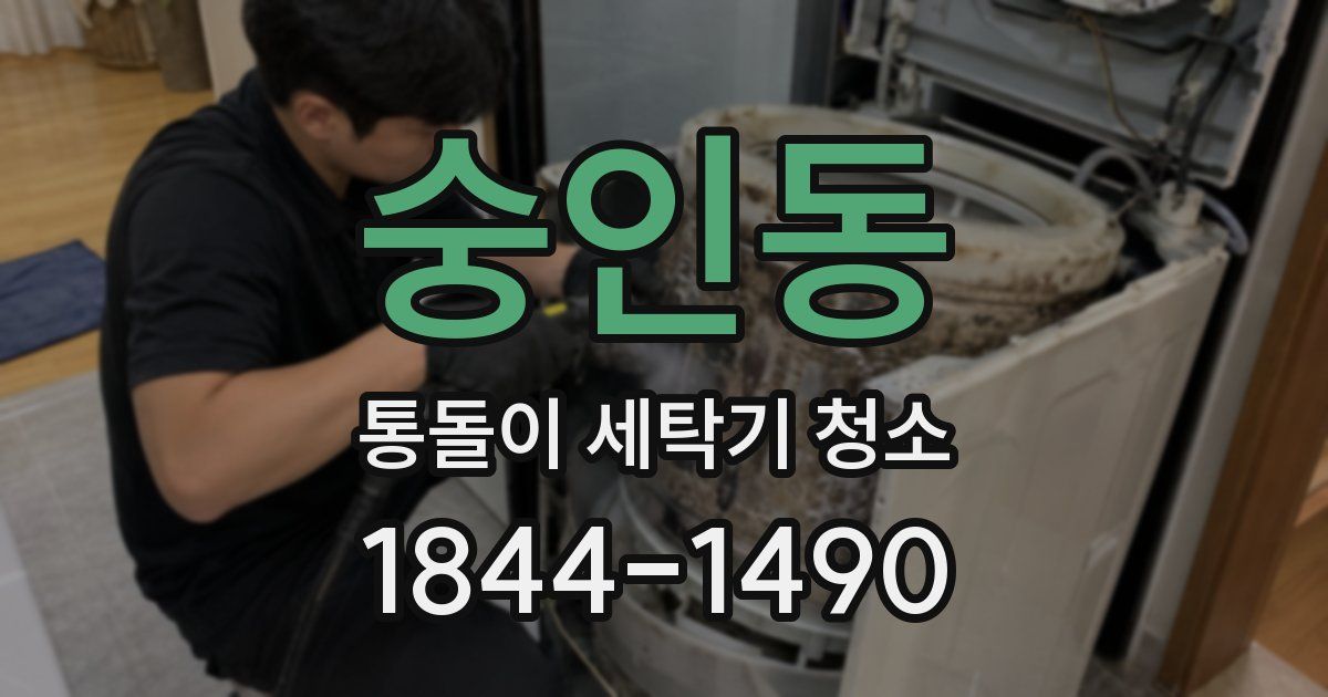 숭인동 통돌이 세탁기 청소